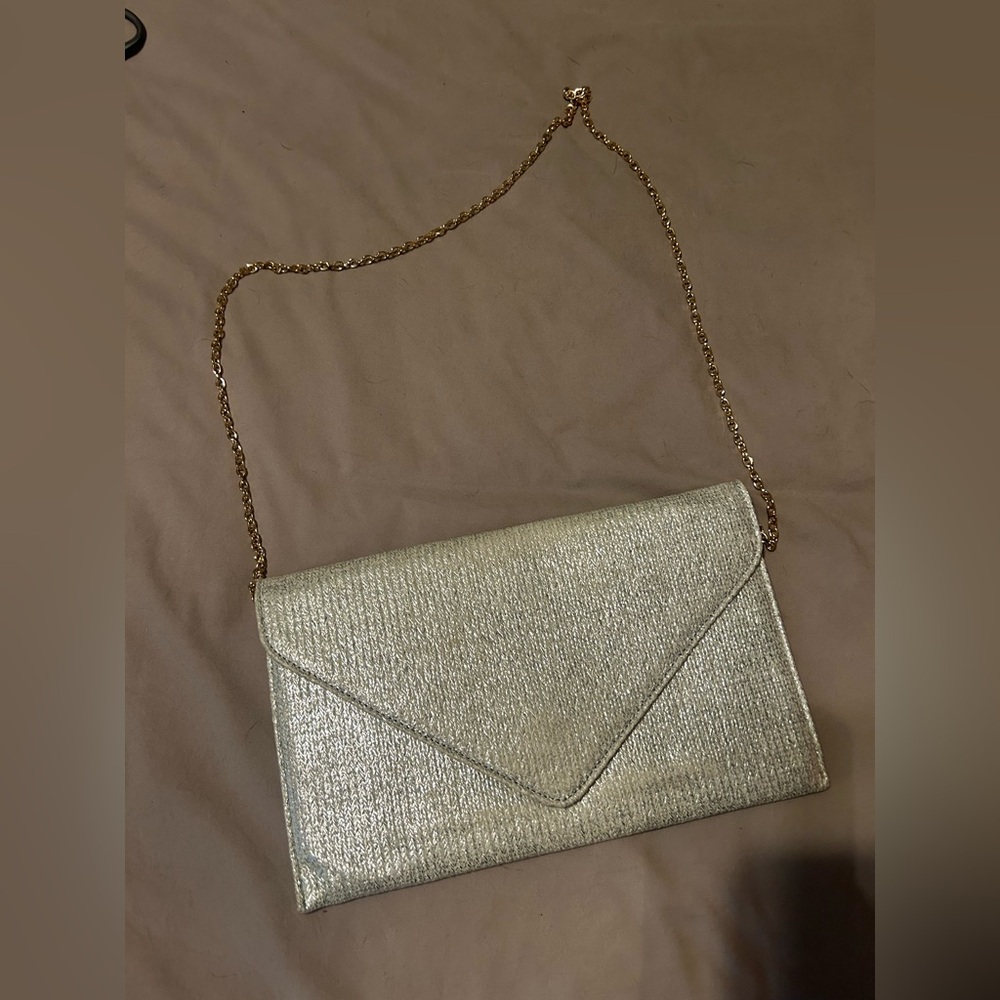 Silver Lulus Clutch